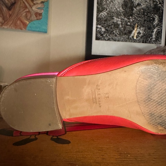 Cole Haan Perley Slip On Mules Vibrant Pink and Red - Picture 9 of 15